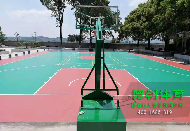 硅pu籃球場