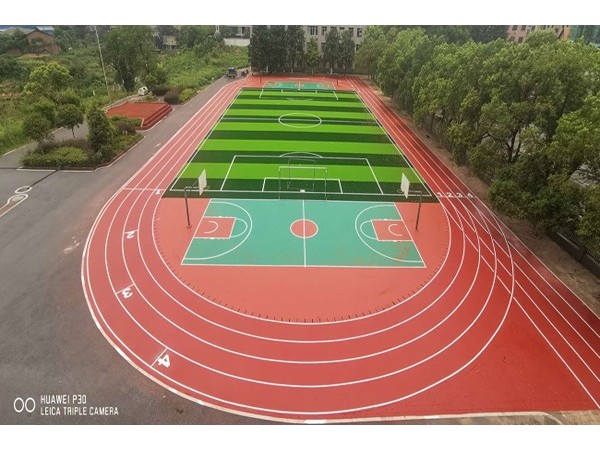 復(fù)合型自結(jié)紋塑膠跑道