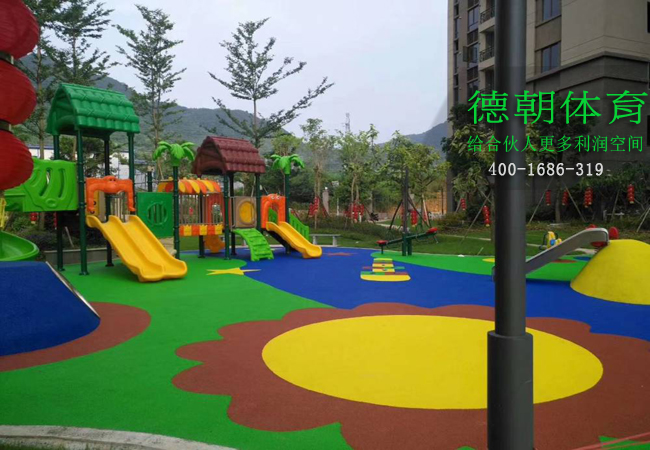 新國標EPDM彩色塑膠跑道