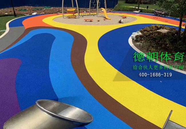 彩色EPDM塑膠跑道材料