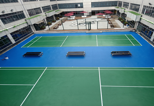硅PU羽毛球場(chǎng)