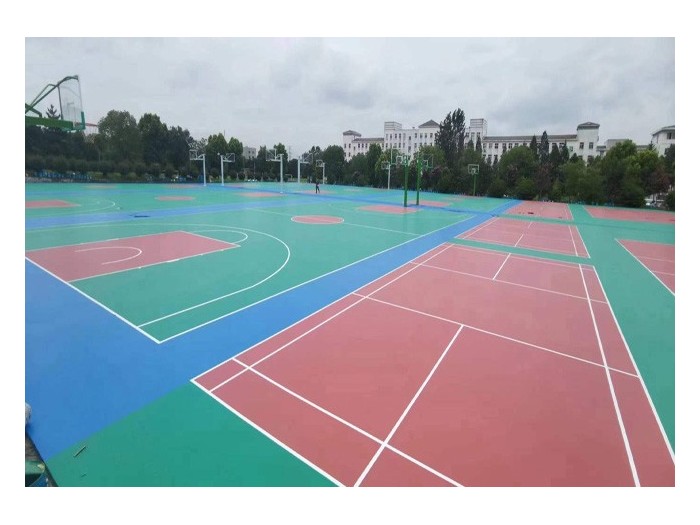 5mm硅PU籃球場