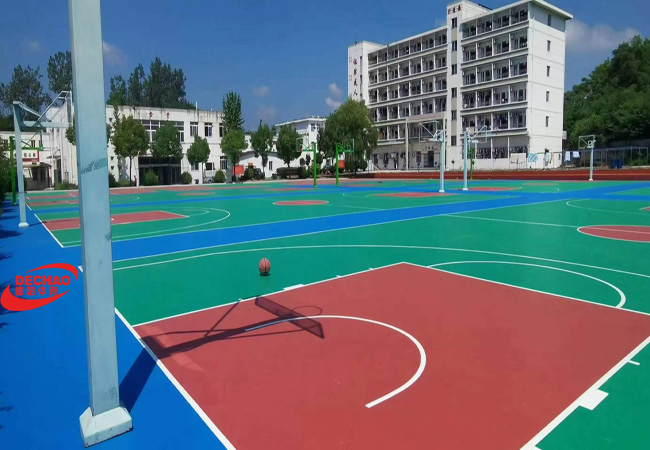 5mm硅PU籃球場