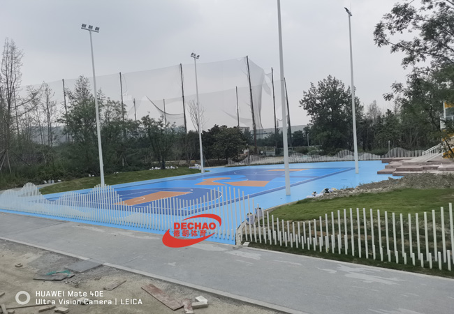 8毫米硅PU籃球場(chǎng)