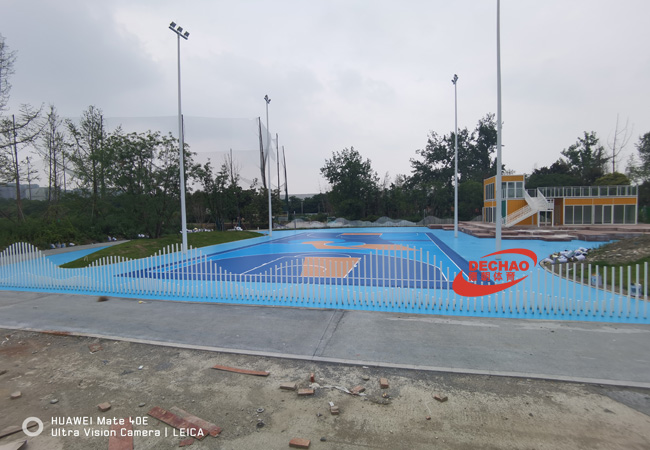 8毫米硅PU籃球場(chǎng)