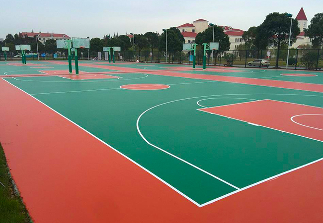 籃球場(chǎng)地面材料