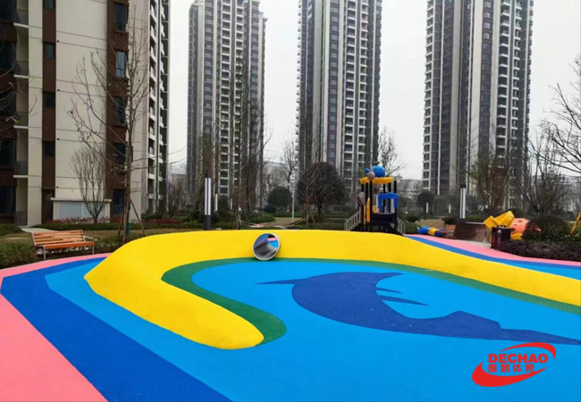 山東彩色EPDM塑膠跑道