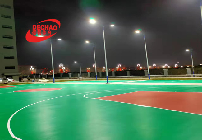 4mm硅PU籃球場