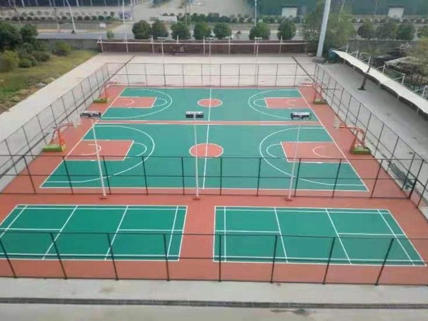塑膠羽毛球場(chǎng)材料