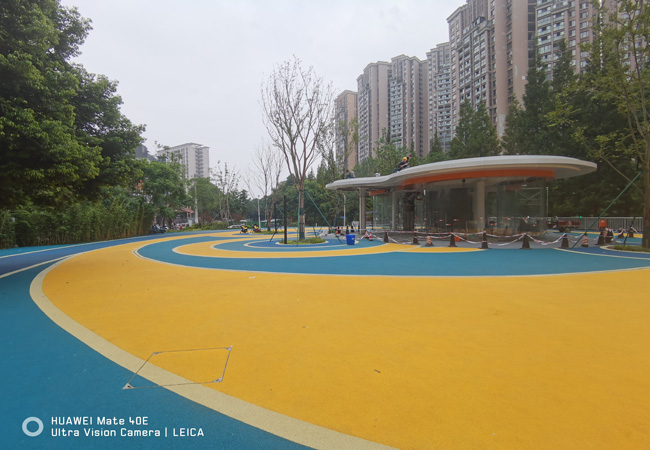 彩色EPDM塑膠跑道