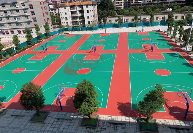 硅pu籃球場(chǎng)