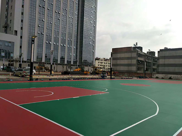 室外硅PU球場(chǎng)材料