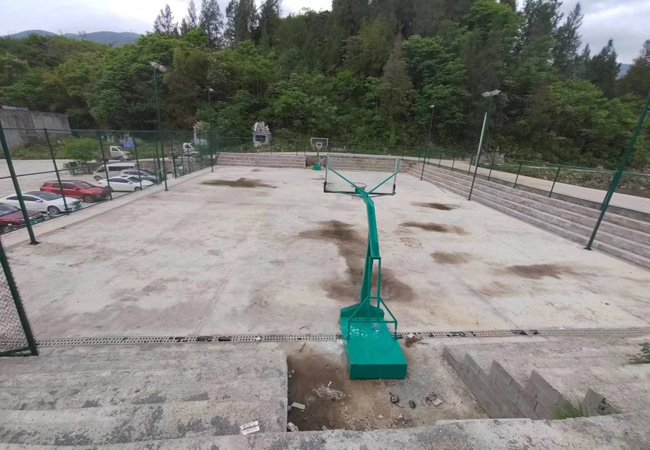 彩色EPDM塑膠籃球場