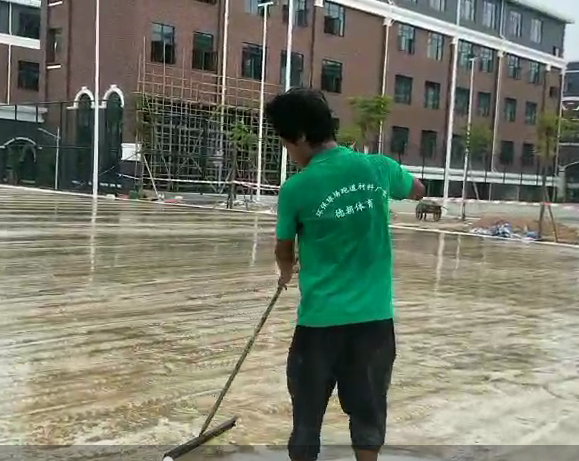 環(huán)保水性硅pu籃球場