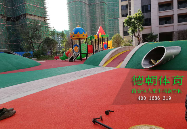 彩色EPDM塑膠跑道