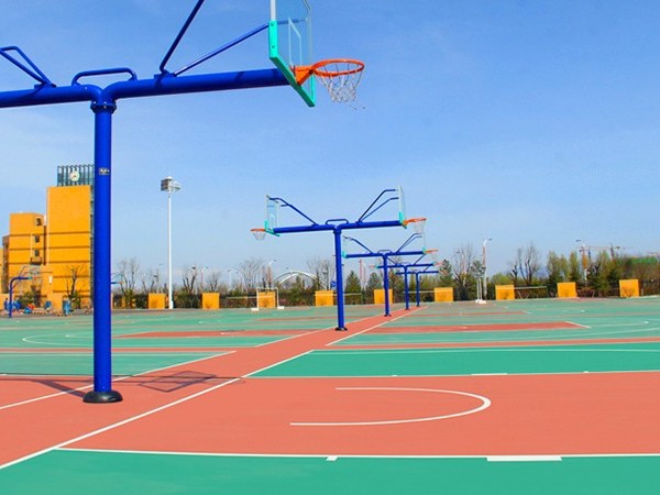 新國標(biāo)硅PU球場材料