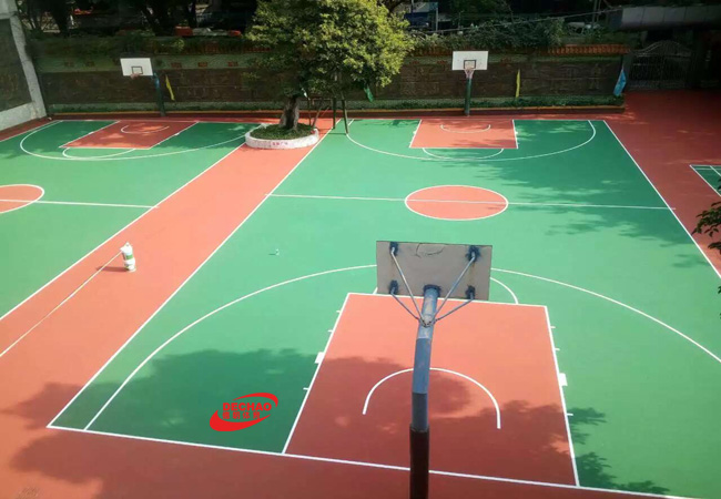 江蘇丙烯酸籃球場