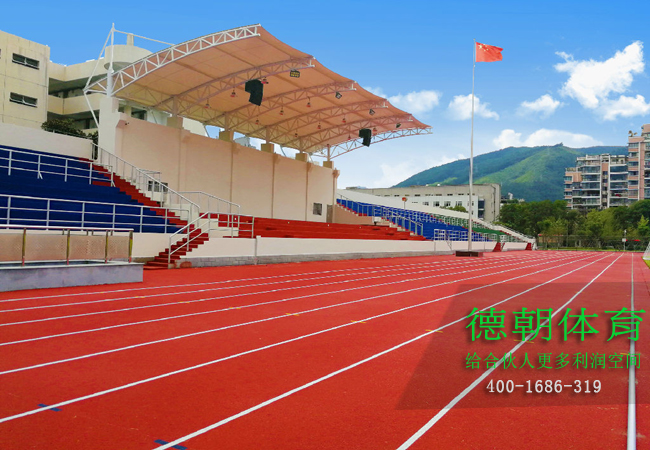 新國標(biāo)透氣型塑膠跑道材料