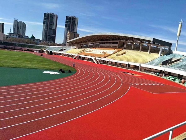 重慶新國(guó)標(biāo)全塑型塑膠跑道