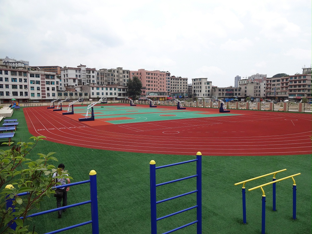 新國(guó)標(biāo)全塑型塑膠跑道